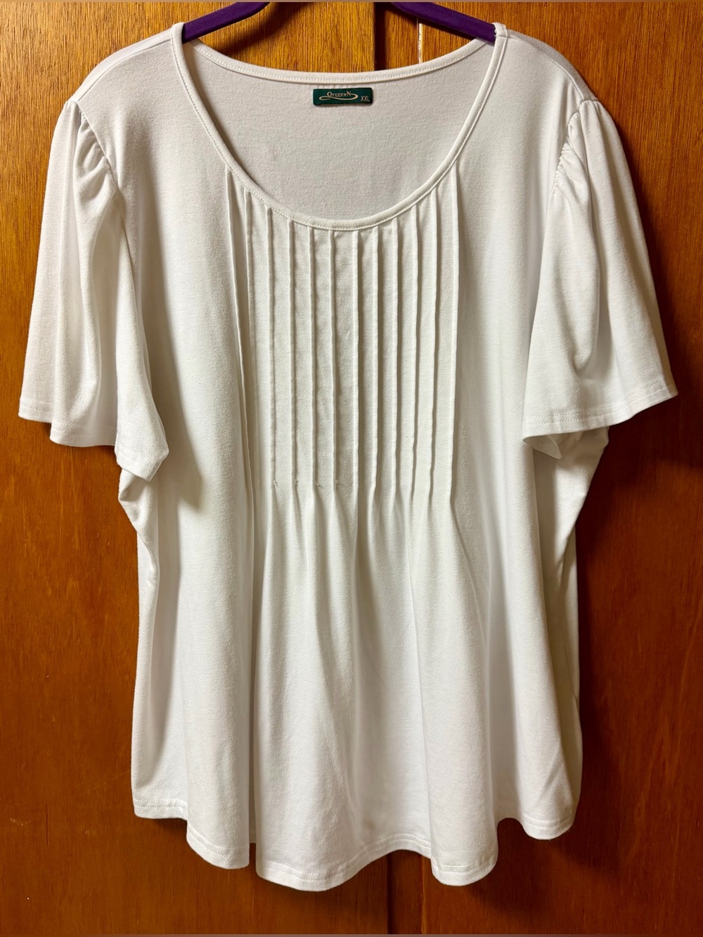 OFEEFAN Women’s Pleated Top - Picture 2 of 10